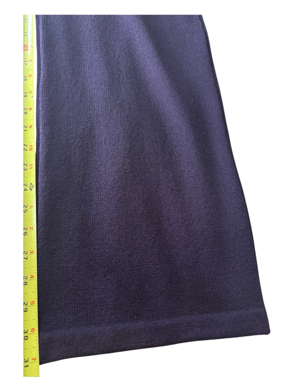 NWT St John Collection Aubergine Purple Santana Knit Wide Leg Pants Sz 12 (10) - Picture 6 of 6